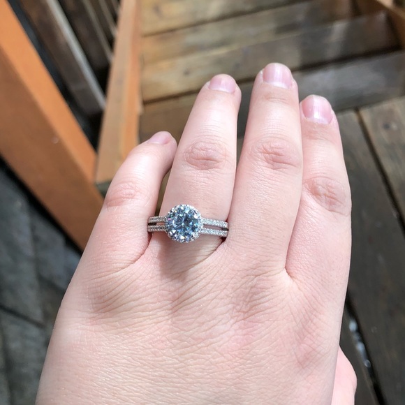 🌟SIZE 10 LEFT🌟STERLING SILVER 2 CTW RING - Picture 6 of 8